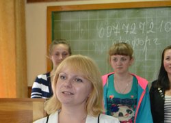 Виступ начальника редакційно-видавничого відділу університету, викладача кафедри фінансів і кредиту Лесі Барабаш